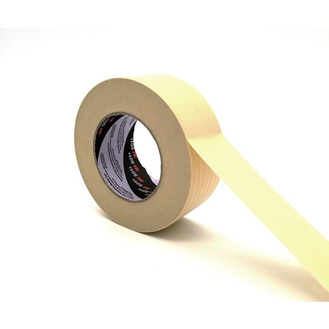 3M 501+ Tan Specialty High Temp Crepe Masking Tape 3M 501+ Tan Specialty High Temp Crepe Masking Tape
