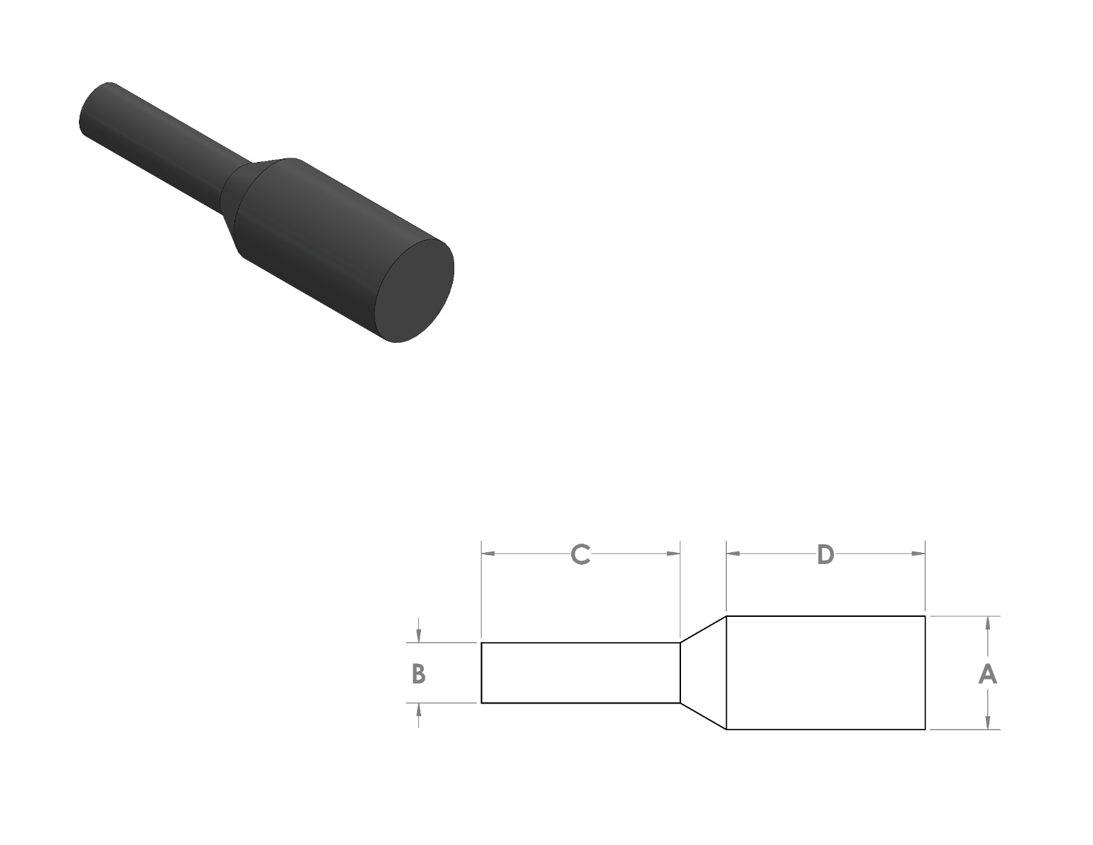 EPDM Pull Plugs CAD Drawing