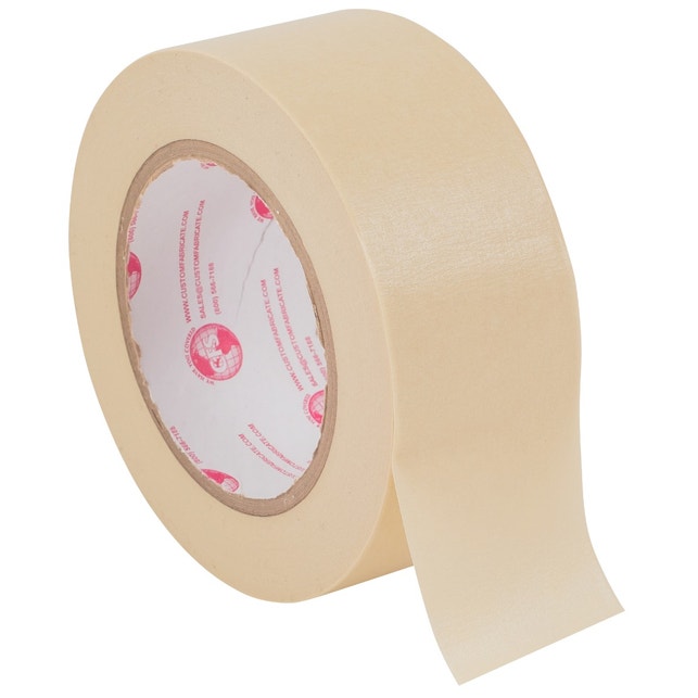 Industrial Crepe Masking Tape w/ White Paper Liner 12.00" W x 60 Yards Industrial Crepe Masking Tape w/ White Paper Liner 12.00" W x 60 Yards