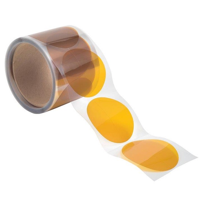 Kapton or polyimide disc for masking during coating processes Kapton or polyimide disc for masking during coating processes