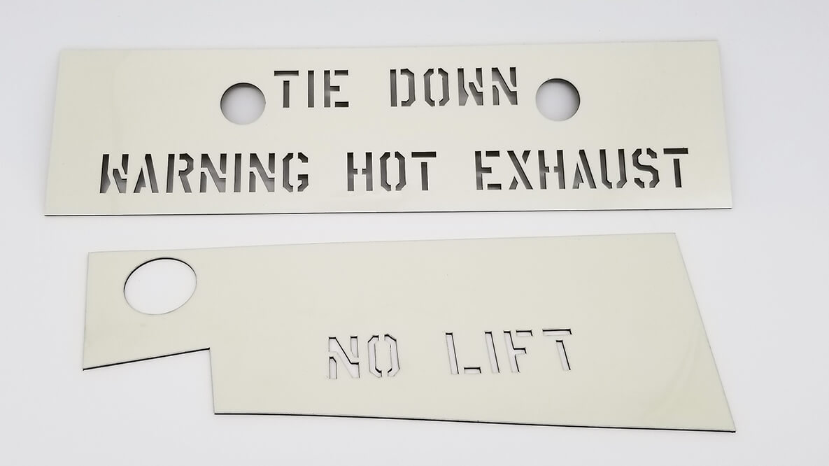 CARC Masking with Vinyl Laminated Magnetic Die Cuts